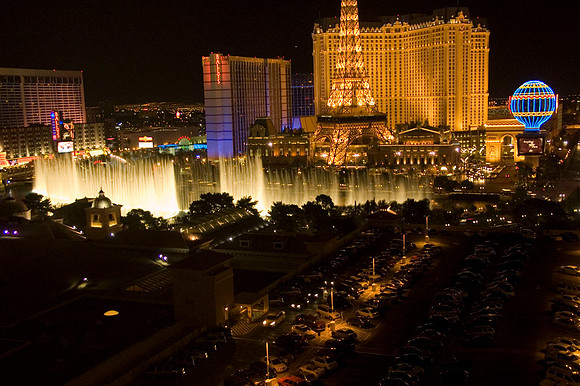 Bellagio Night View April 27 2009 06