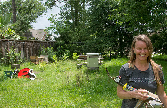 Shelley Rice - Beekeeper - May 23 2015 059