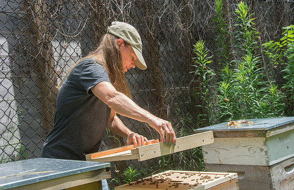 Shelley Rice - Beekeeper - May 23 2015 056