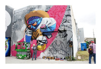 HUE Houston Mural Project - Oct 21 2015 013