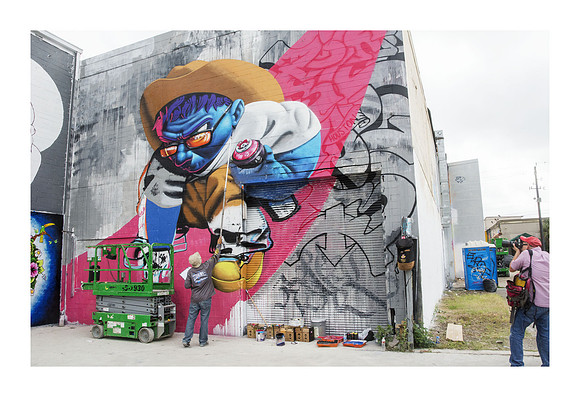 HUE Houston Mural Project - Oct 21 2015 013